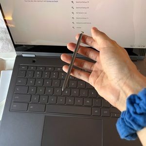 Samsung galaxy chromebook (flip) touchscreen gray laptop